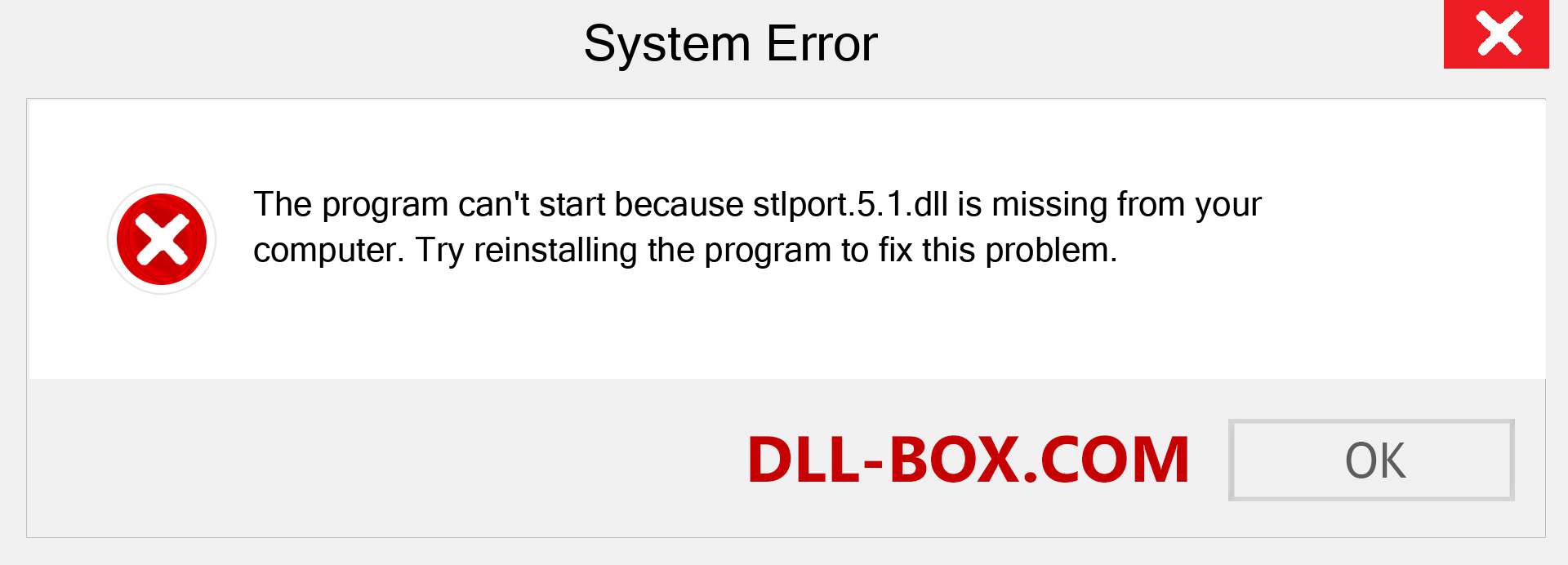  stlport.5.1.dll file is missing?. Download for Windows 7, 8, 10 - Fix  stlport.5.1 dll Missing Error on Windows, photos, images